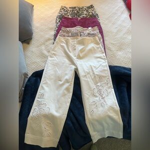 Chicos Collection of 4 Prs Pants - Sz 1